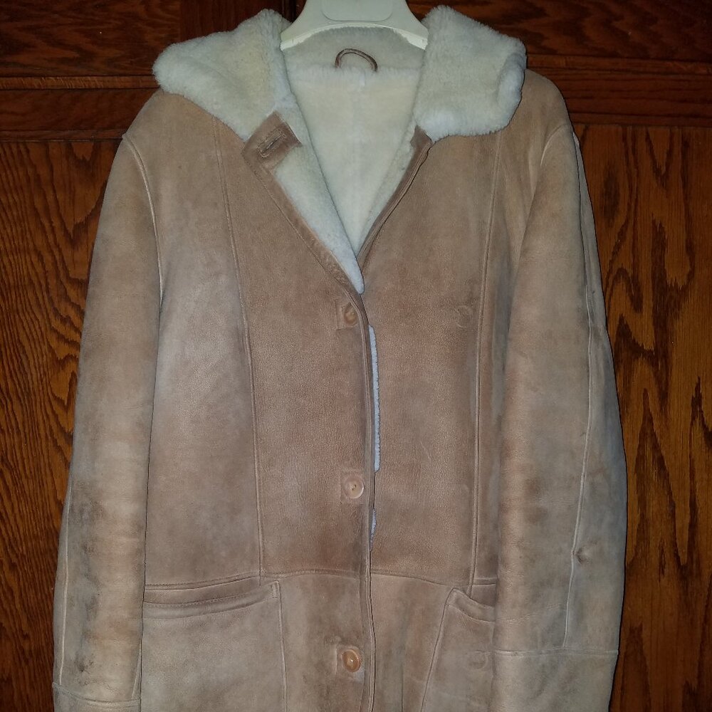 Women's Mill Valley Jackson Hole Wyoming Authentic Leather & Shearling Coat